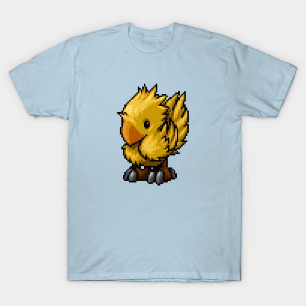 Pixelart Chocobo T-Shirt by PixelKnight